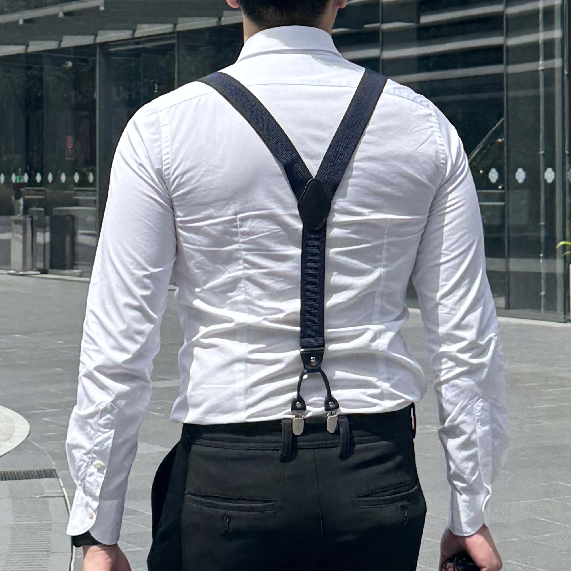 Orobianco L’unique BlackJacquard Suspender