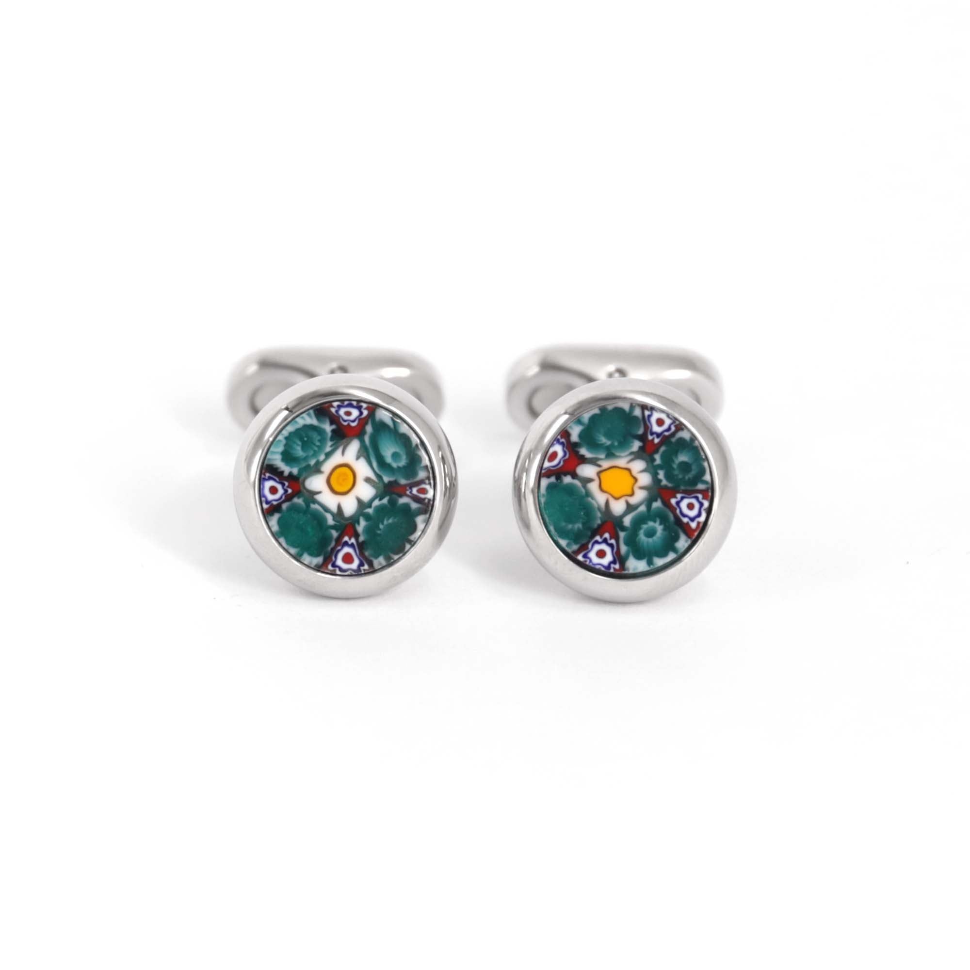 TORCELLO  -- FLORA D Murano Glass Cufflink By MonsterTie