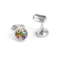 TORCELLO  -- FLORA C Murano Glass Cufflink By MonsterTie