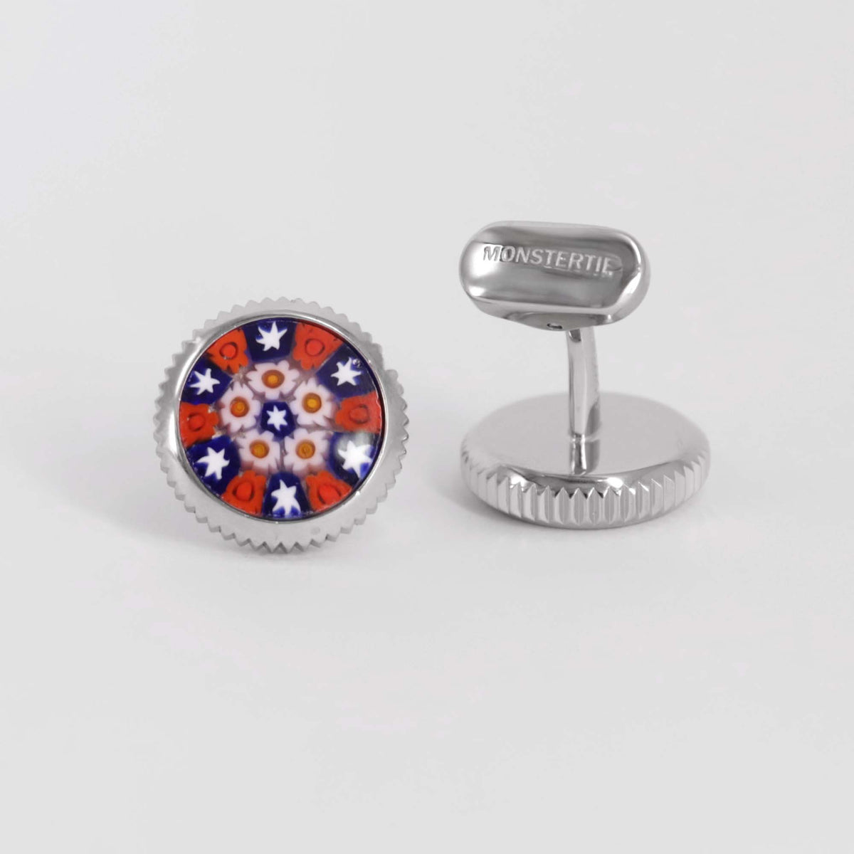 TREZZE -- FLORA D Murano Glass Cufflink By MonsterTie