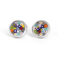 TREZZE -- FLORA B Murano Glass Cufflink By MonsterTie