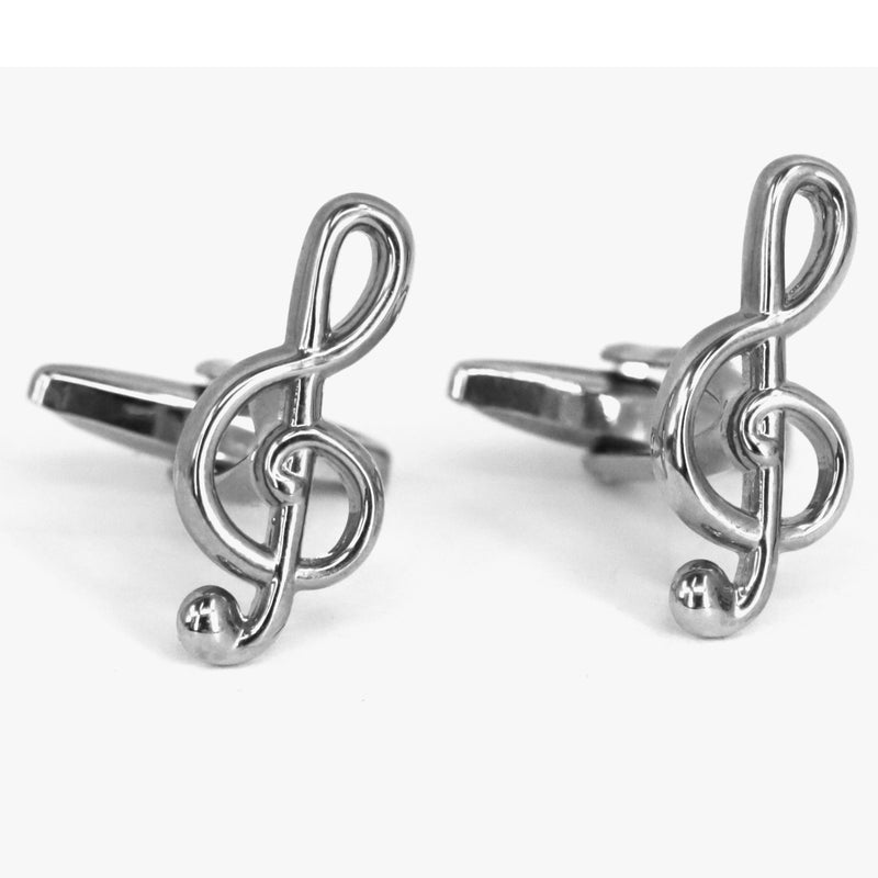 Marzthomson Musical Knot Cufflinks in Silver (Online Exclusive)