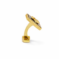 Gold Vanda Miss Joaquim -Azthom Cufflinks