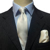 100% Silk Satin Hanky in 5 colours 32 x 32 cm
