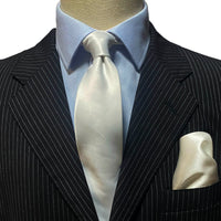 100% Silk Satin Hanky in 5 colours 32 x 32 cm