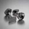 Wire Knot Gunmetal  Cufflinks