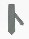 GREY NATURAL SILK TIE