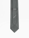 GREY NATURAL SILK TIE