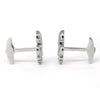 MarZthomson Fleur-de-lis Silver Cufflinks (Online Exclusive)