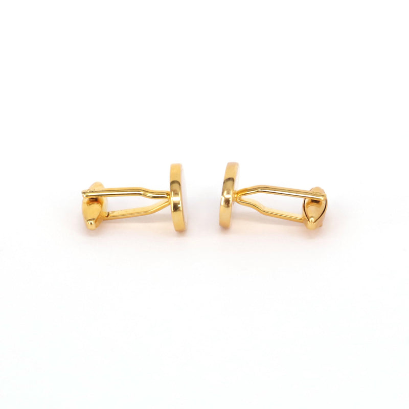 Small Size MOP Gold Cufflinks