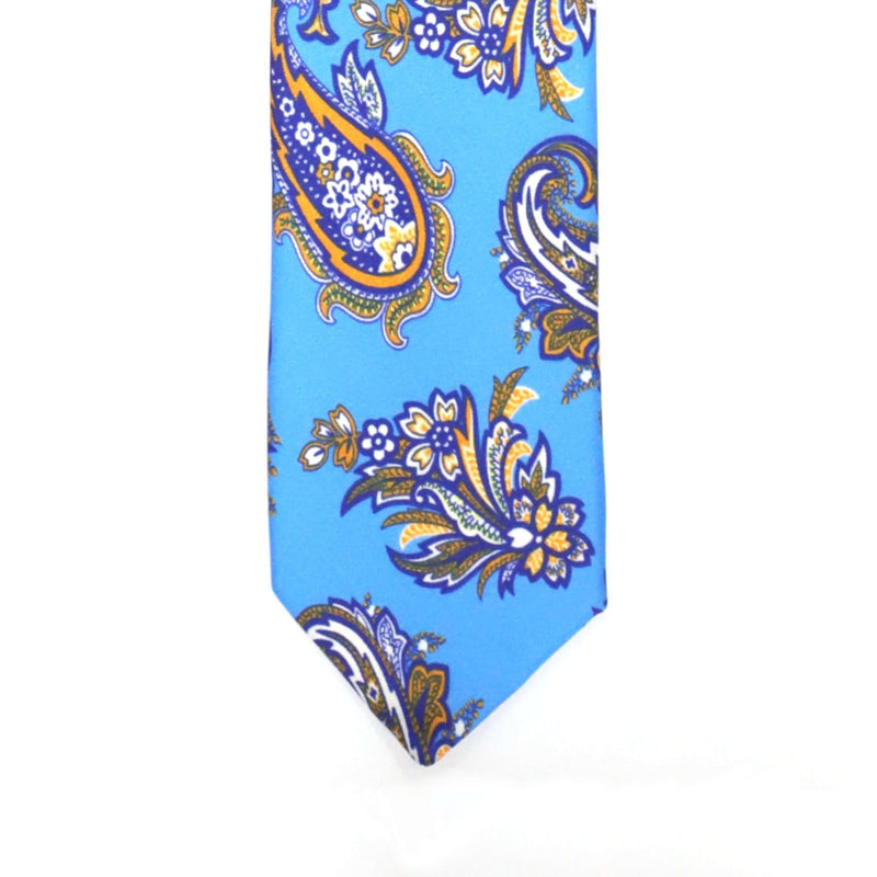 Azthom Paisley Printed Silk Tie-Cufflinks.com.sg | Neckties.com.sg